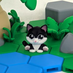 Cute Cat 3D Printed Model