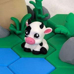 Cute Cow 3D Printed Model