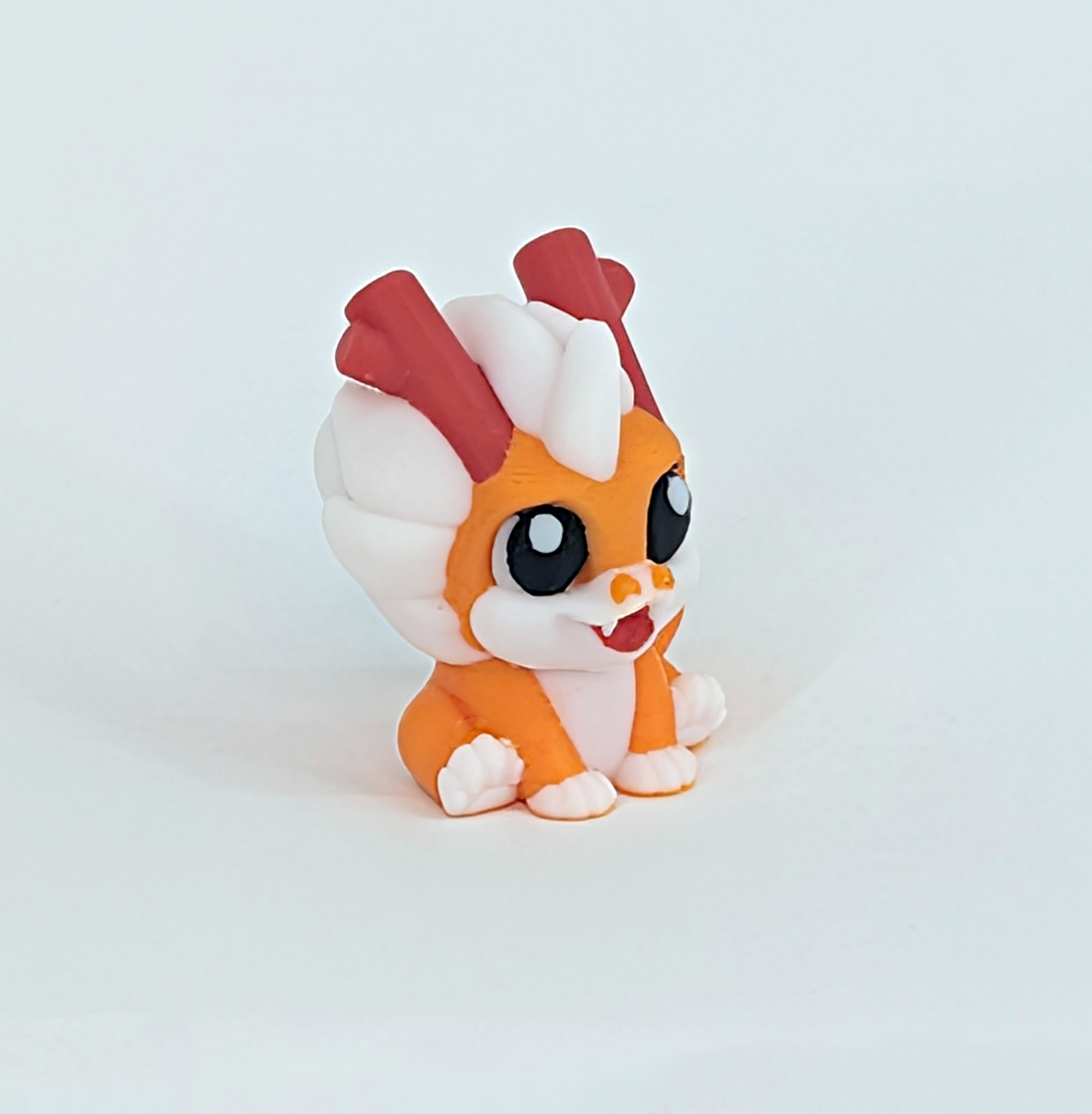 Cute Eastern Dragon 3D Printed Model