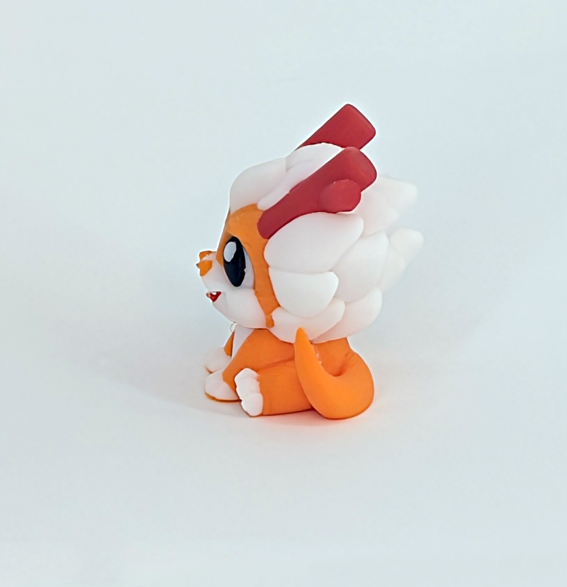 Cute Eastern Dragon 3D Printed Model