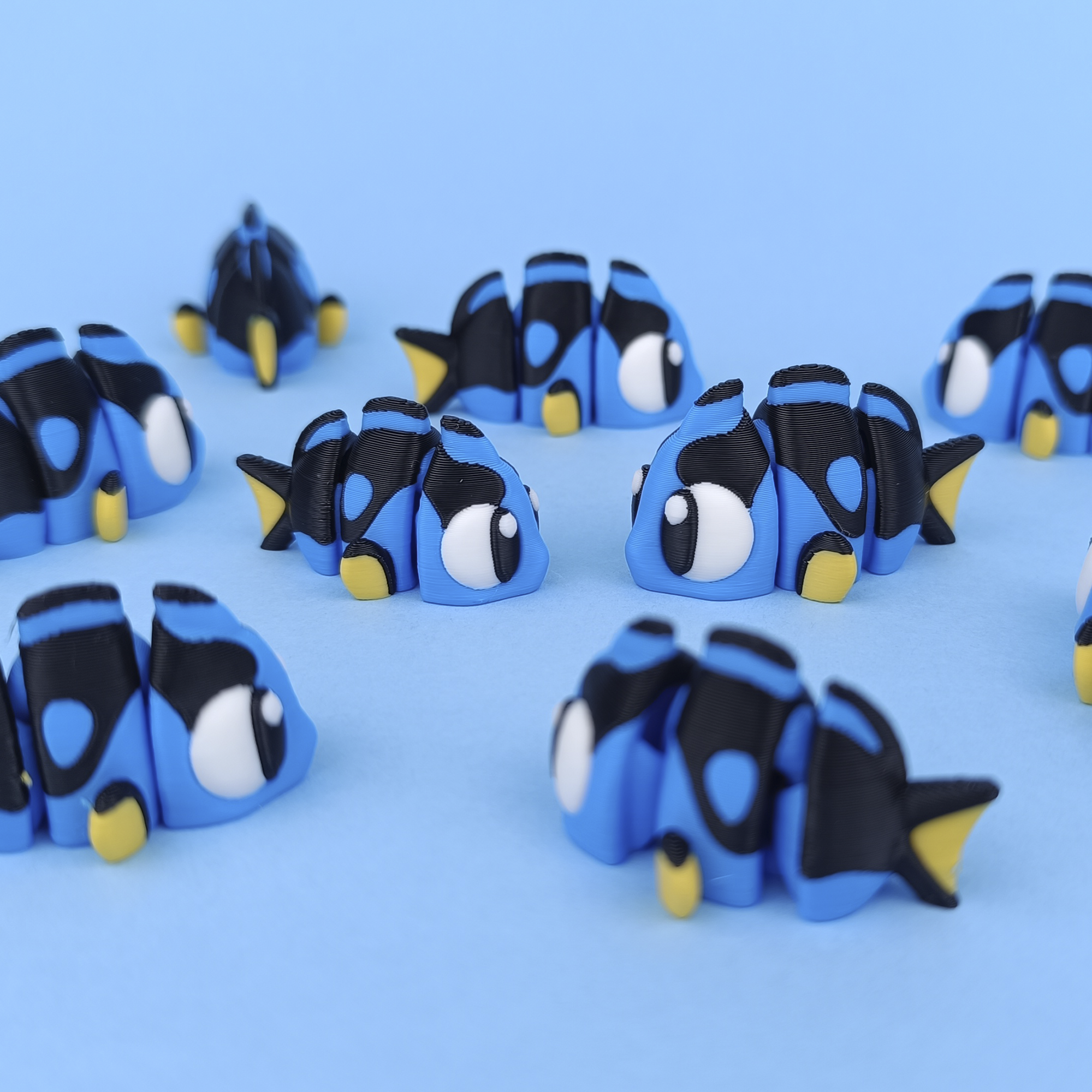 Flexi Tropical Fish 3D Printed Model