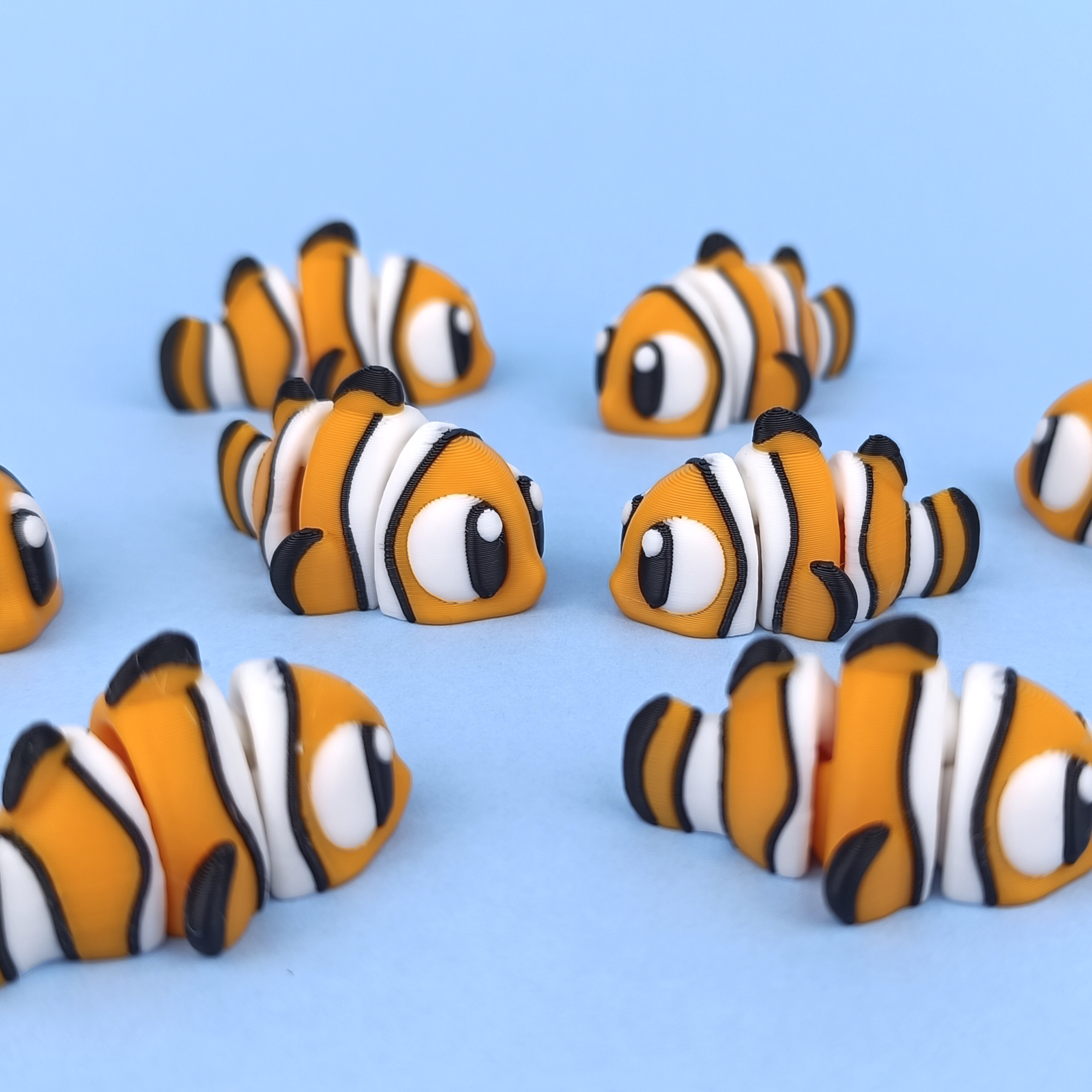 Flexi Tropical Fish 3D Printed Model