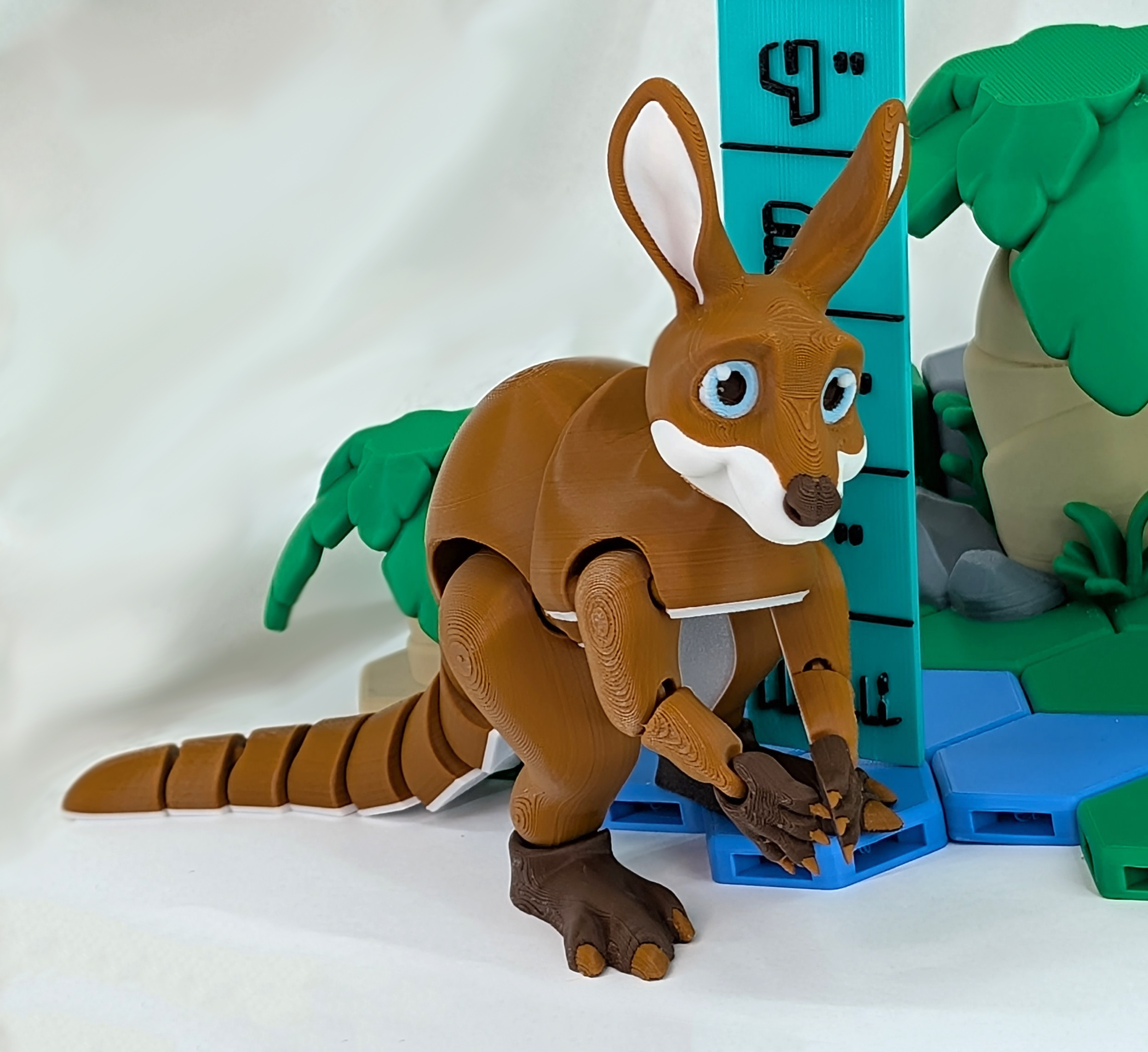 Articulated Kangaroo 3D Printed Model