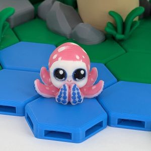 Cute Octopus 3D Printed Model