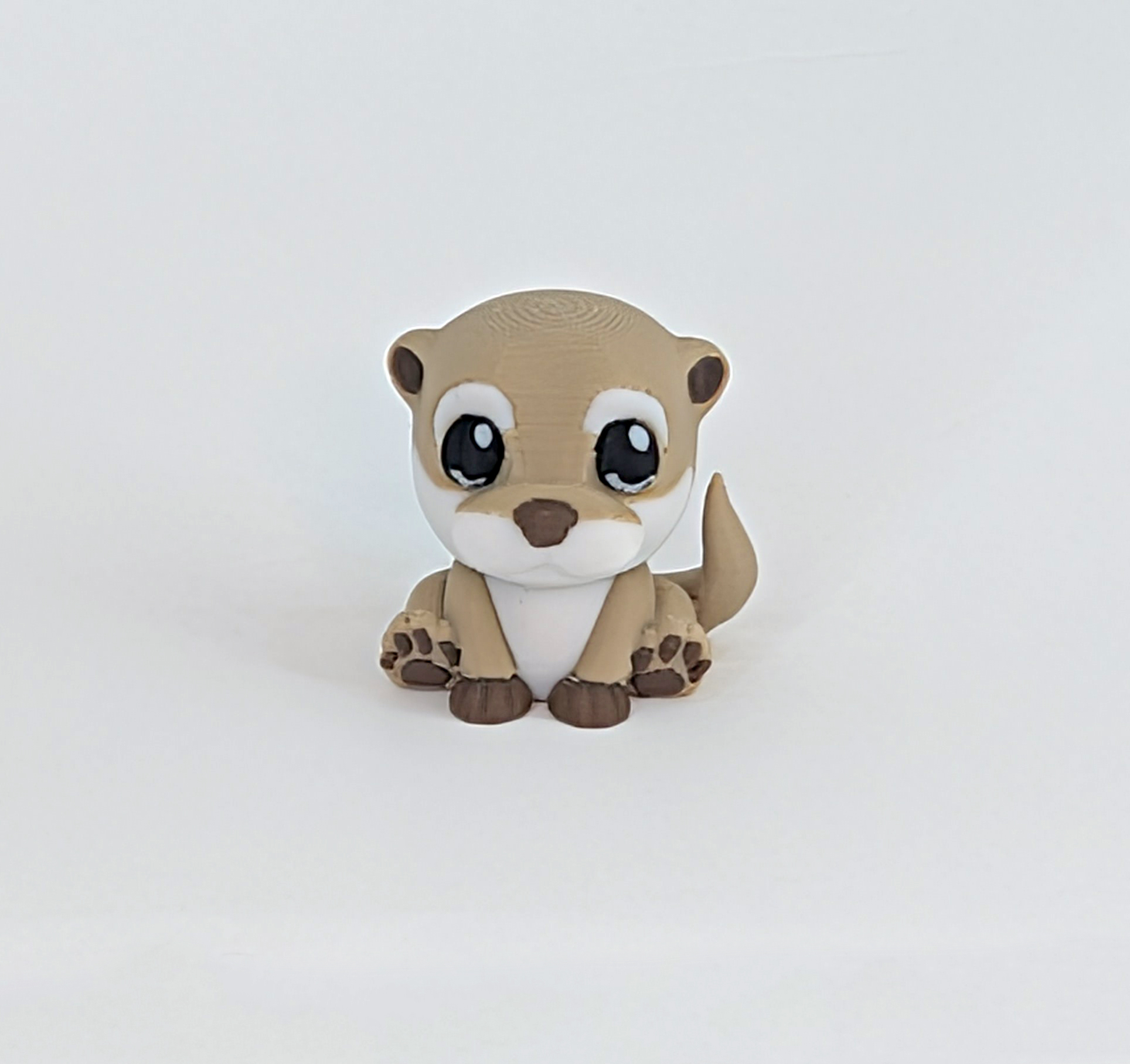 Cute Otter, 3D Printed (doombellstudio) 3 Cute Otter 3D Printed Model