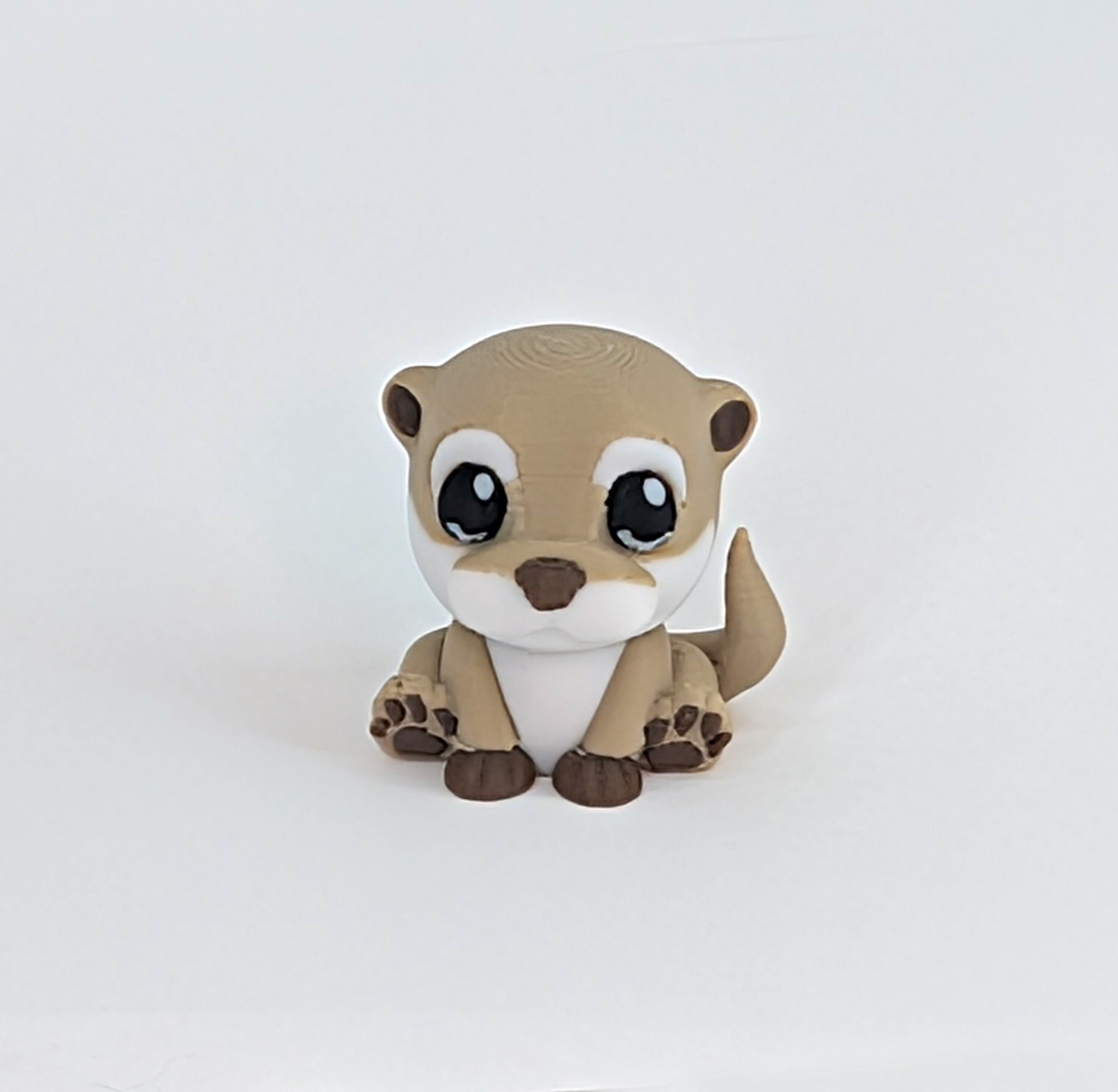 Cute Otter, 3D Printed (doombellstudio) 2 Cute Otter 3D Printed Model