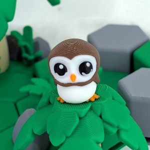 Cute Owl 3D Printed Model