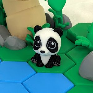 Cute Panda Bear 3D Printed Model