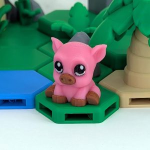 Cute Pig 3D Printed Model