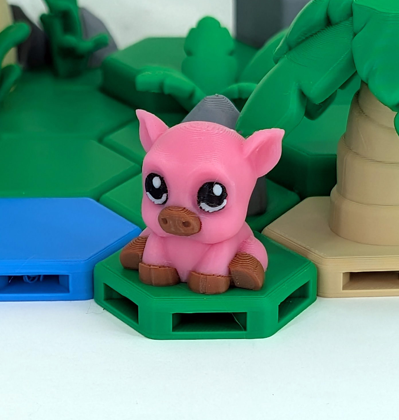 Cute Pig 3D Printed Model 1 Cute Pig 3D Printed Model