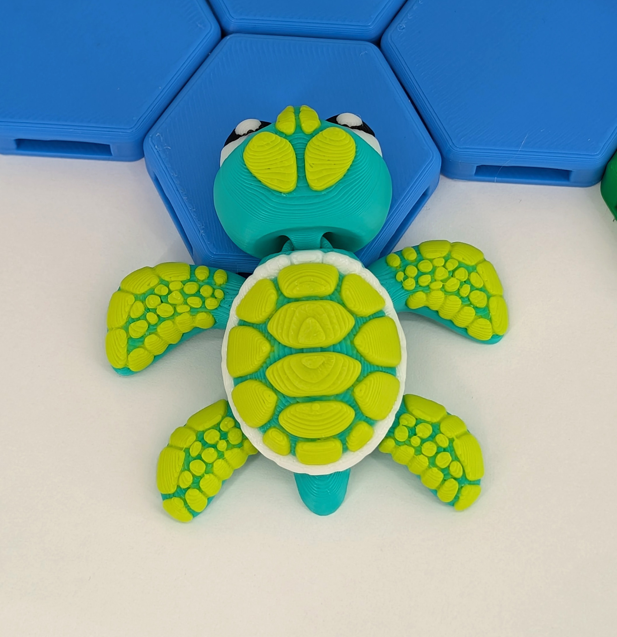 Articulated Sea Turtle 3D Printed Model