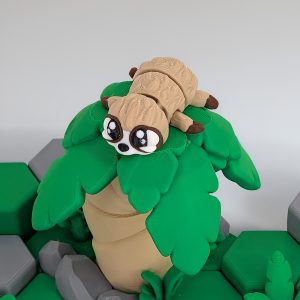 Articulated Sloth 3D Printed Model