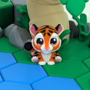 Cute Tiger 3D Printed Model