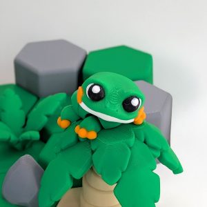 Articulated Tree Frog 3D Printed Model