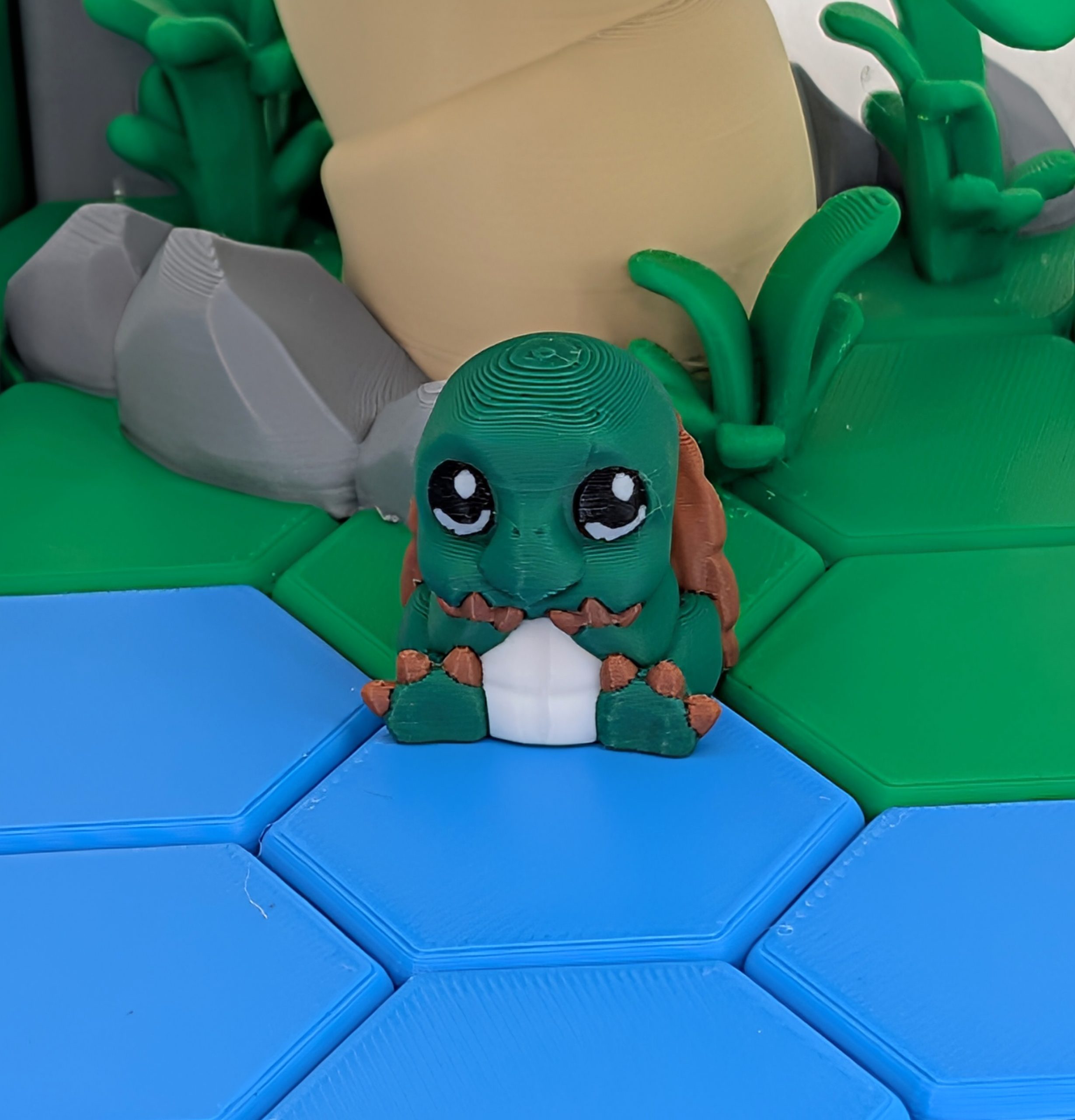 Cute Turtle 3D Printed Model 1 Cute Turtle 3D Printed Model