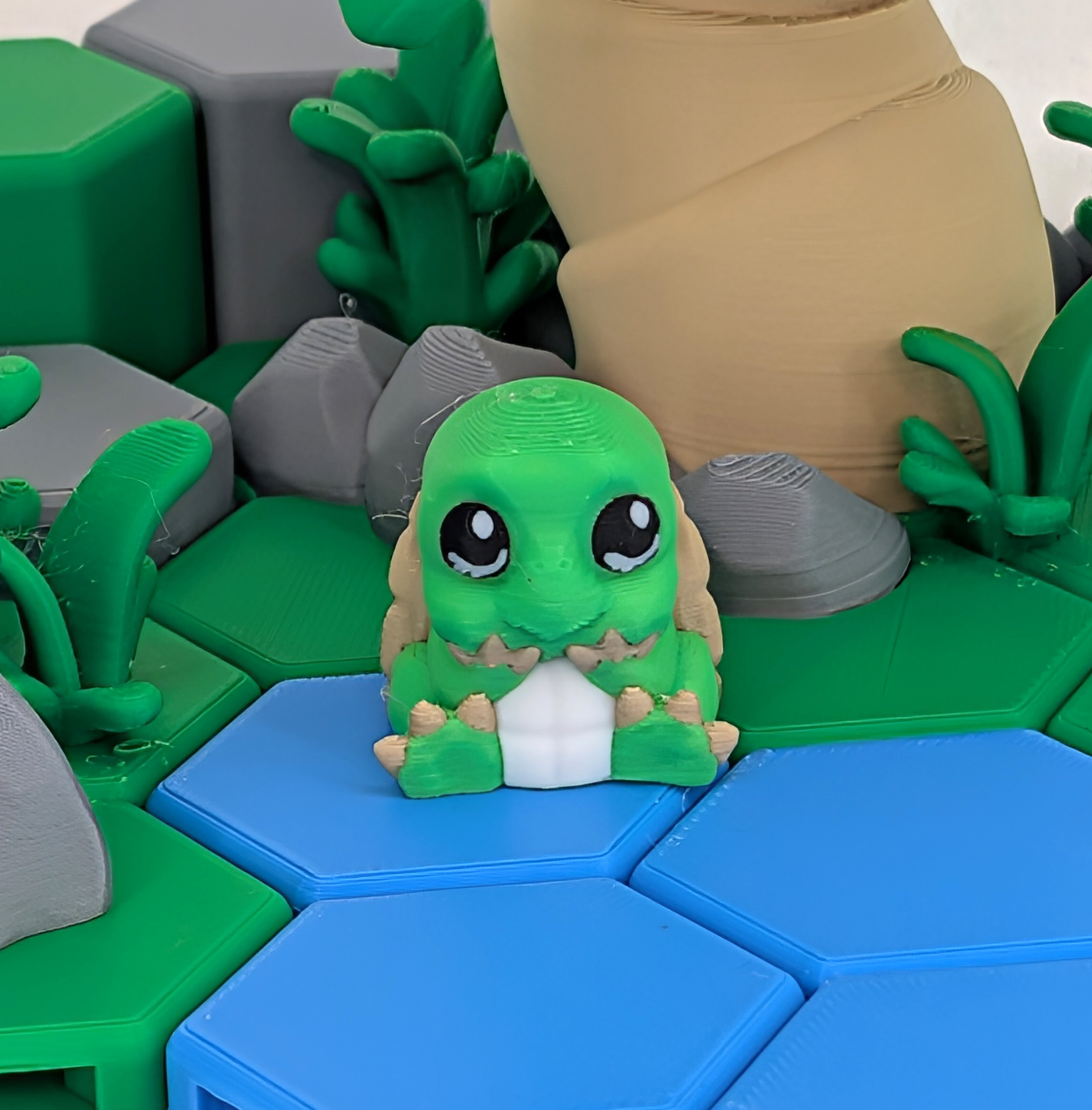 Cute Turtle 3D Printed Model 8 Cute Turtle 3D Printed Model