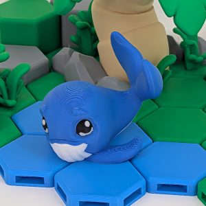 Cute Whale 3D Printed Model