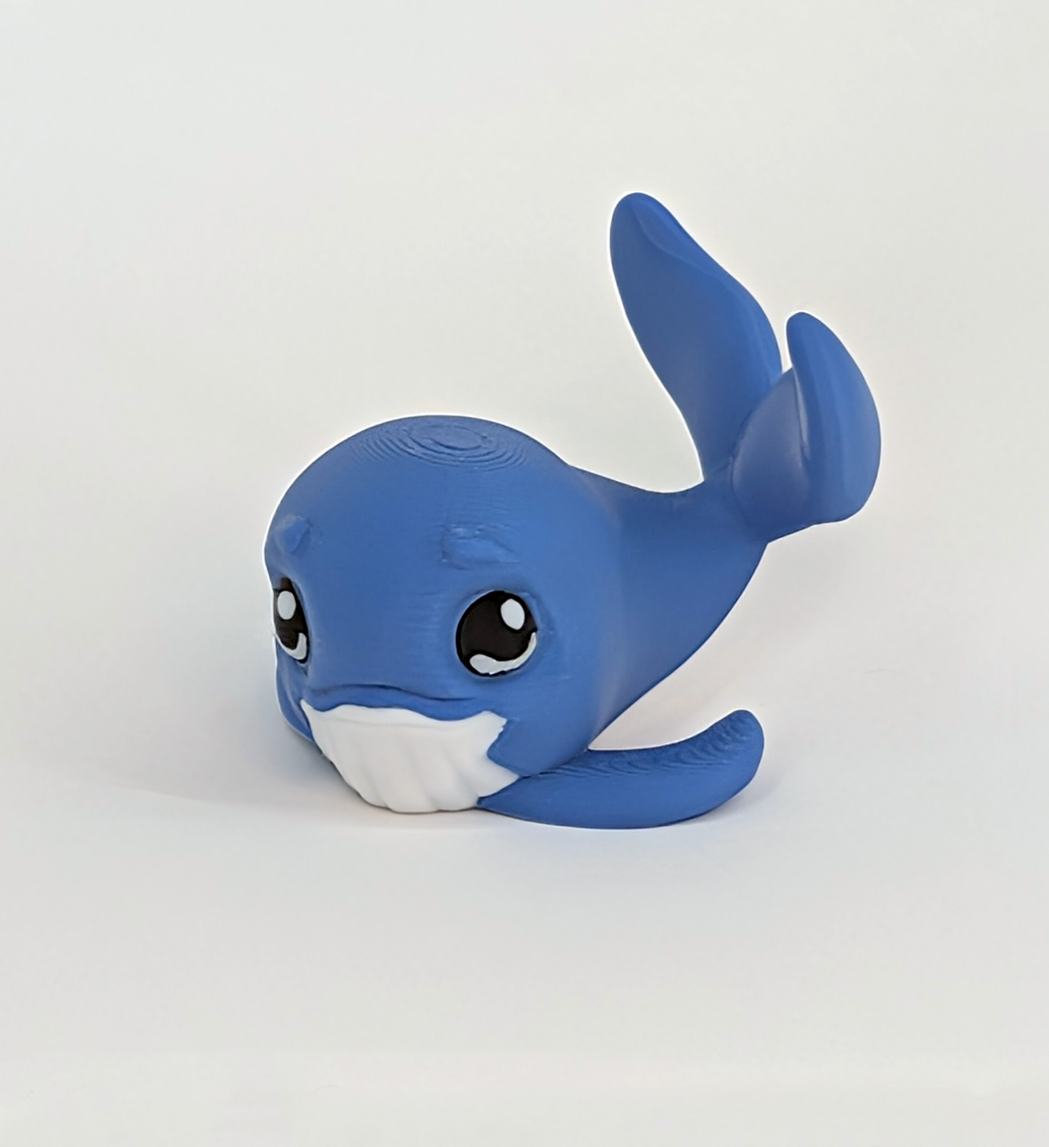 Cute Whale 3D Printed Model 3 Cute Whale 3D Printed Model