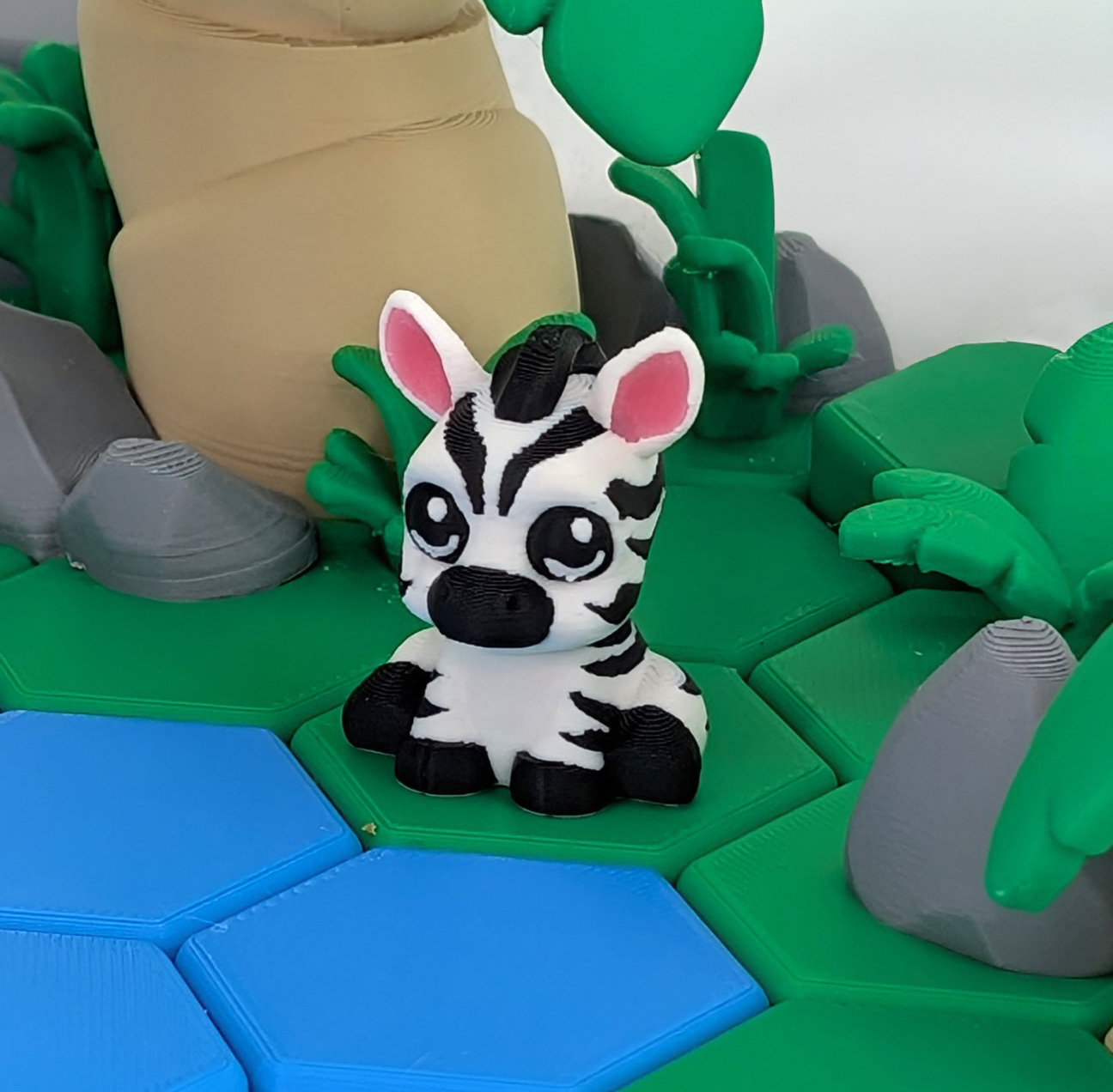 Cute Zebra 3D Printed Model 1 Cute Zebra 3D Printed Model