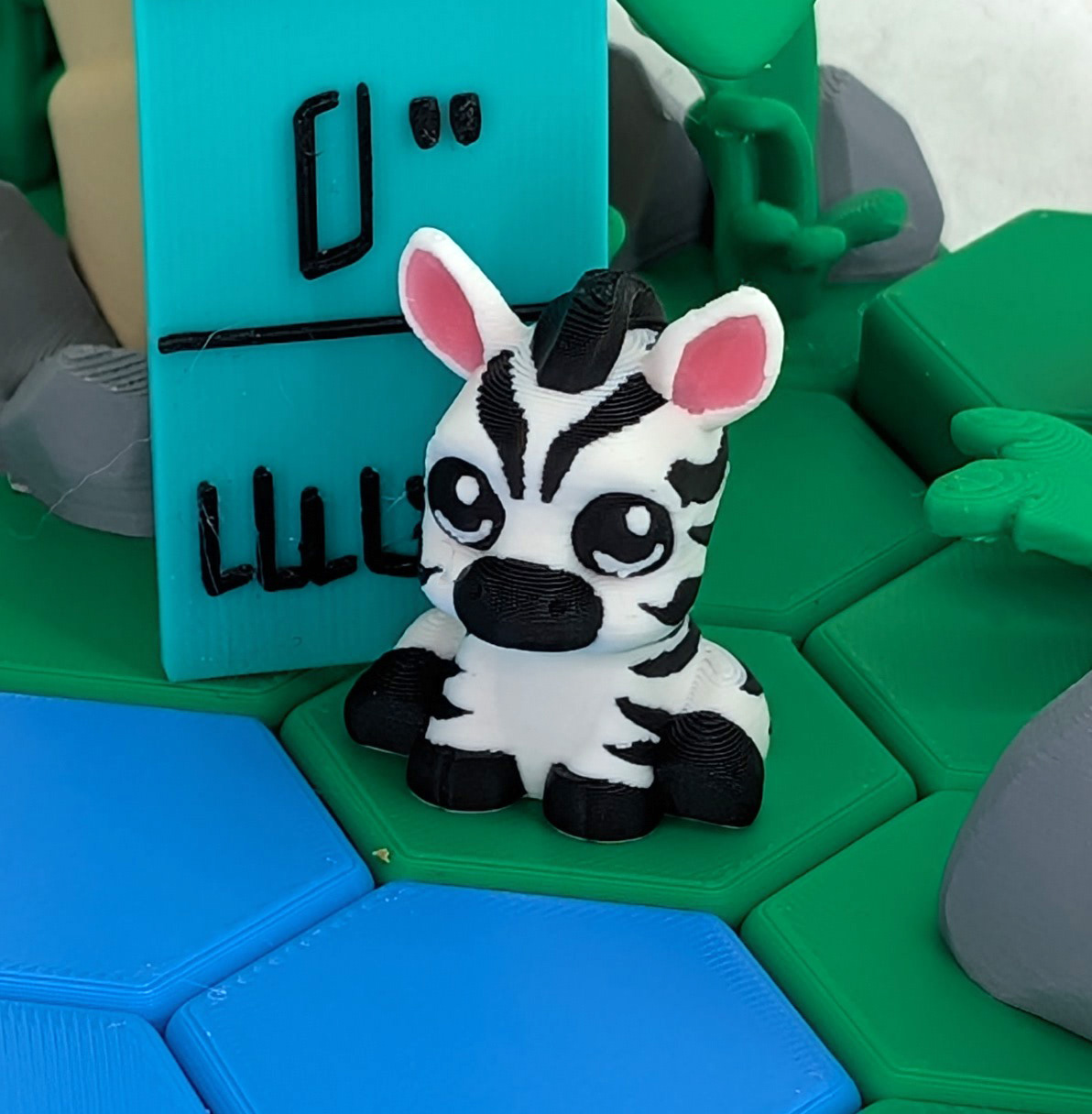 Cute Zebra 3D Printed Model 5 Cute Zebra 3D Printed Model